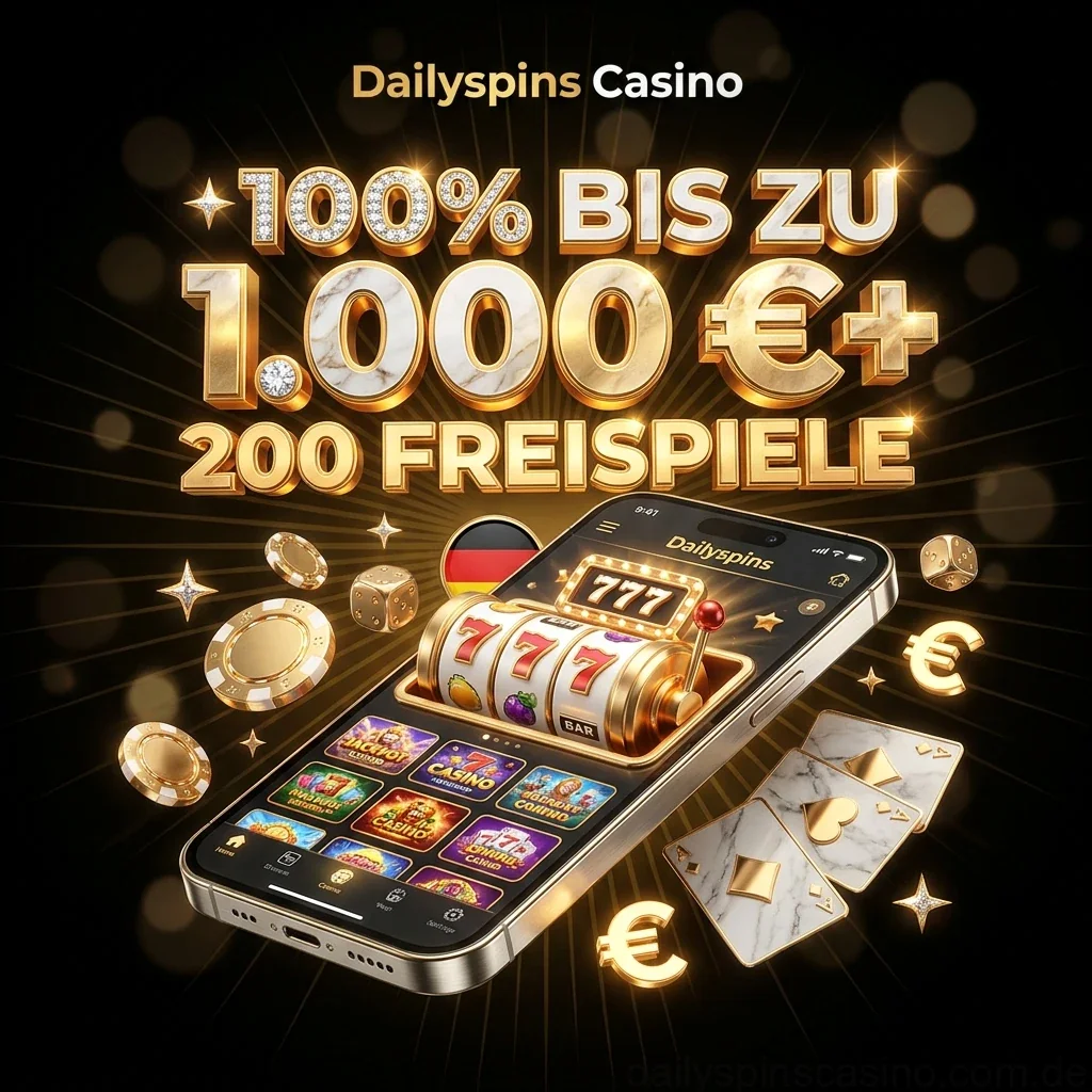 100% BIS ZU 1.000 €+ 200 FREISPIELE